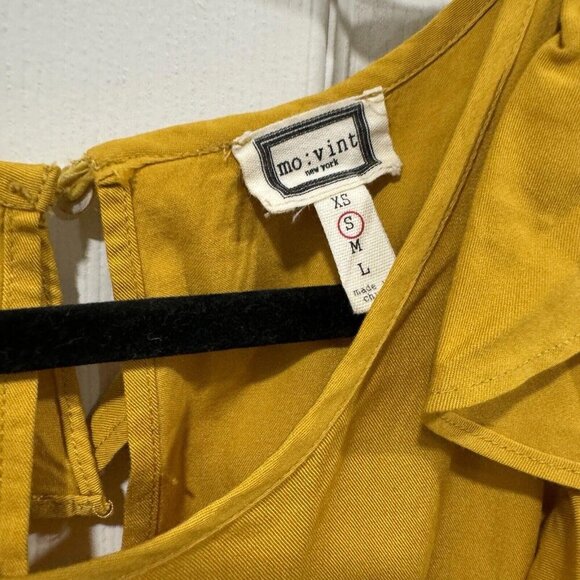 Women’s MO:VINT NY ruffled flounce dress Size Small S Summer Flare - Picture 3 of 9